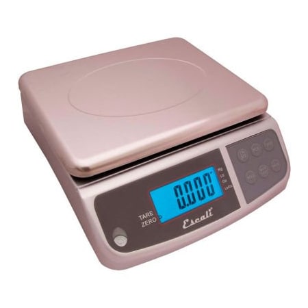 San Jamar Escali M6630 M-Series Digital Kitchen Scale, 66lbs x 0.2oz/30kg x 5kg, Stainless Steel M6630